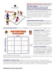 mechanics of the game in tagalog|the game streaming.